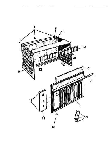 Cabinet, front, wrapper