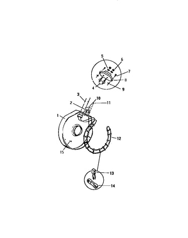 Coil, heater housing
