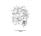 Frigidaire REG77BCB1 oven liner, heating elements, panels diagram