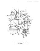 Oven liner, heating elements, panels