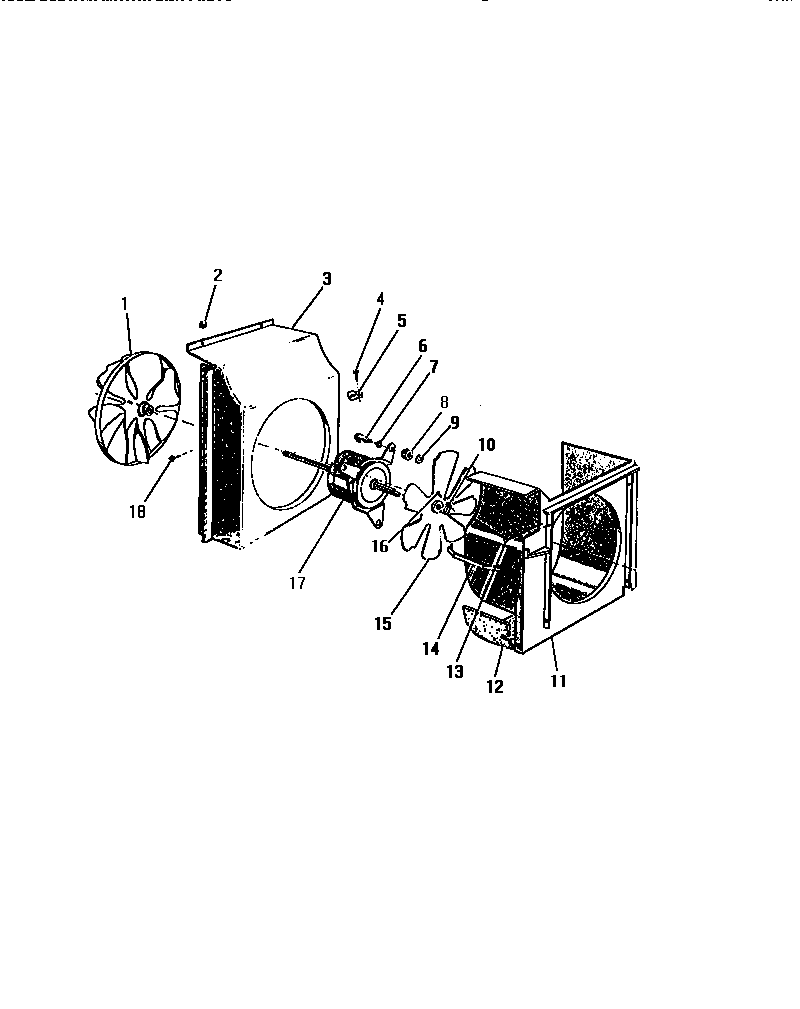 Shroud, scroll, blower motor ("slider" model)