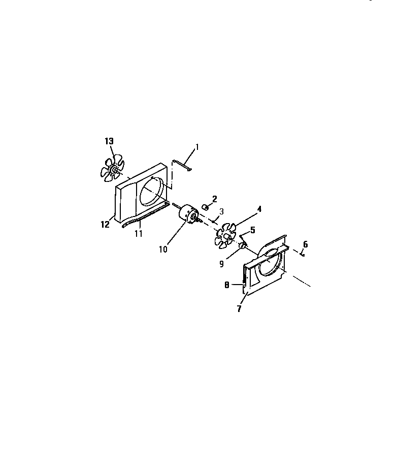 Shroud, scroll, blower motor ("aaa" cabinet models)