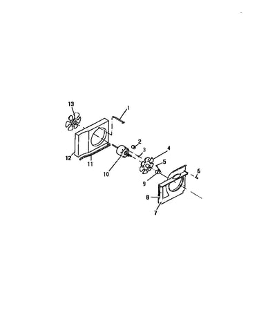Shroud, scroll, blower motor ("aaa" cabinet models)