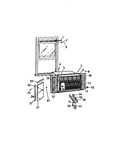 Cabinet, window mounting parts ("aaa" cabinet models)