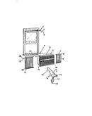 Cabinet window mounting parts ("b" cabinet models)