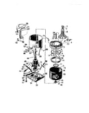 Tubs, base, sub-top, agitator