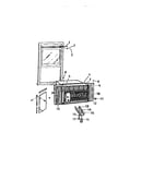 Cabinet, window mounting parts ("aaa" cabinet models)