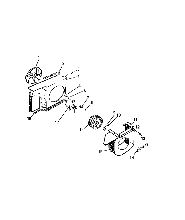 SHROUD, SCROLL, BLOWER MOTOR ("CC" CABINET MODELS)