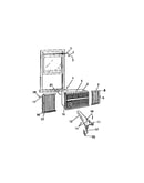 Cabinet window mounting parts ("cc" cabinet models)