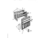 White-Westinghouse AH094H2T1 cabinet, front, wrapper diagram