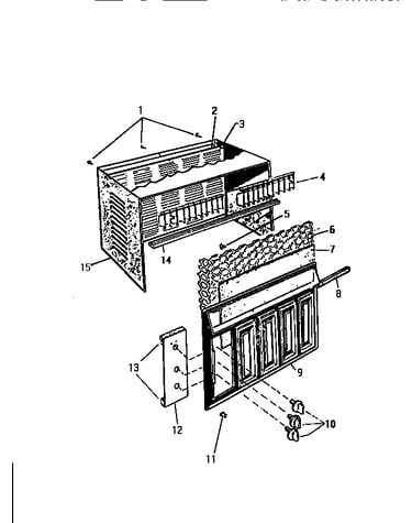 Cabinet, front, wrapper