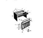 White-Westinghouse AH09EH2T1 cabinet, front, wrapper diagram