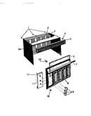 Cabinet, front, wrapper
