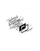 Lower oven door