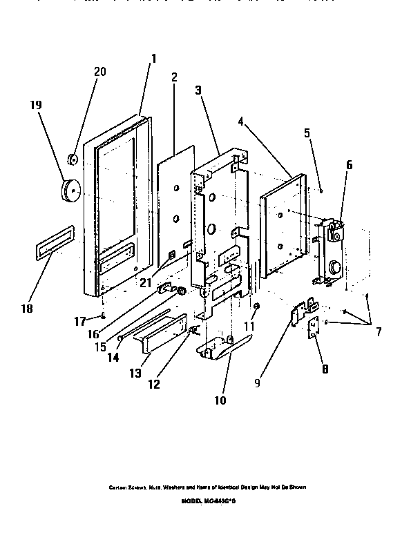 ELECTRICAL CONTROLS, PANEL, TRIM