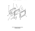 Frigidaire MCT1550C0 door  panels diagram