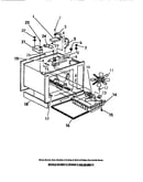 Oven liner, magnetron, stirrer, tray
