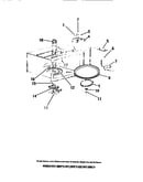 Oven liner, magnetron, stirrer, tray