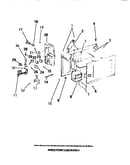Door interlock switches, magnetron, mounting plate