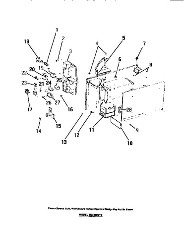 Door interlock switches, magnetron, mounting plate