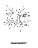Door interlock switches, magnetron, mounting plate