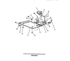 Frigidaire MCT1590C0 cabinet base, blower motor, transformer, elec. components diagram