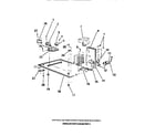 Frigidaire MC1020C0 cabinet base, blower motor, transformer, elec. components diagram