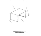 Frigidaire MCT1500C0 cabinet shell diagram
