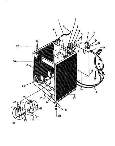 Cabinet & hoses