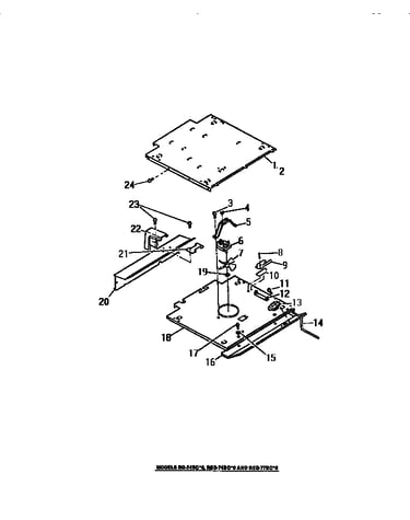 Oven fan, motor, panels
