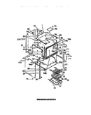 Oven liner, heating elements, panels