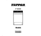 Tappan TWX233RBD1  diagram