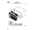 White-Westinghouse WAL103W1A2 cabinet front and wrapper diagram
