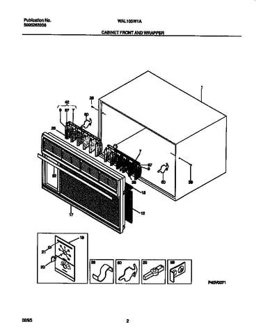 Cabinet front and wrapper
