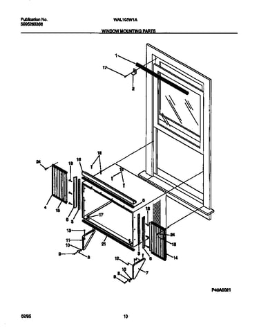 Window mounting parts
