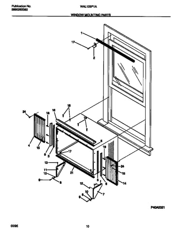 Window mounting parts
