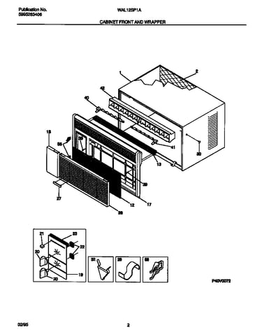 Cabinet front and wrapper