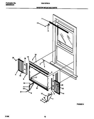 Window mounting parts