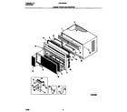 Frigidaire FAS186W2A2 cabinet front and wrapper diagram