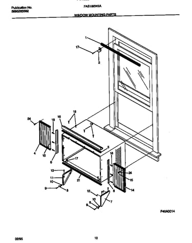 Window mounting parts