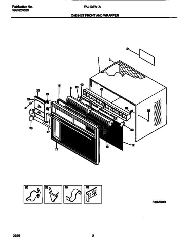 Cabinet front and wrapper