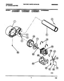 Motor, fan hsg., exhaust duct
