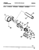 Motor, fan hsg., exhaust duct