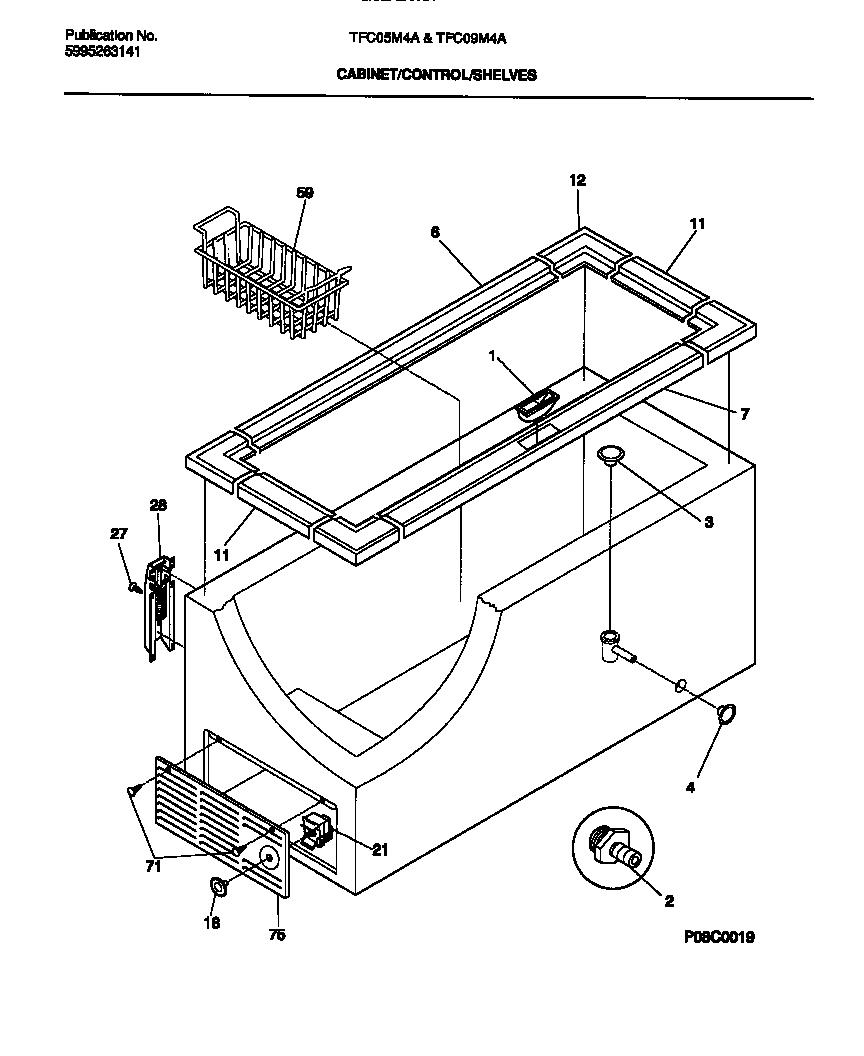 CABINET, CONTROL, SHELVES