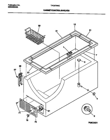 Cabinet, control, shelves