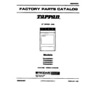 Tappan TDG336RBW1  diagram