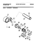 Motor, blower housing
