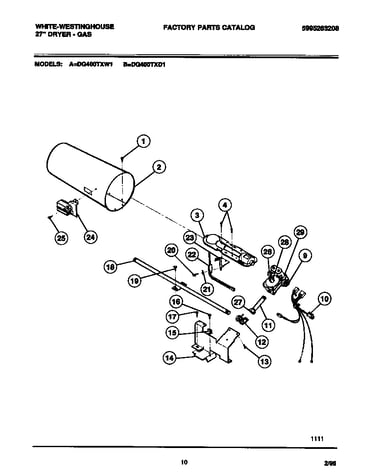 Gas valve, burner assembly, sensor