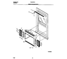White-Westinghouse WAC067W7A1 window mounting parts diagram