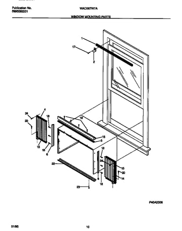 Window mounting parts